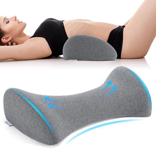 Oreiller De Soutien Lombaire Ergonomique : Confort Optimal Pour Soulager Les Douleurs Dorsales Et Favoriser Un Bon Alignement Du Sommeil 
