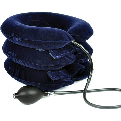 Collier De Traction Cervicale Gonflable Ajustable Pour Soulager Et Soutenir La Nuque 