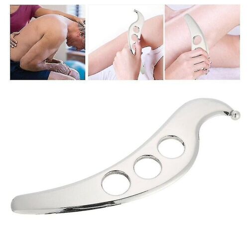 Outil De Massage Gua Sha En Acier Inoxydable Pour La Relaxation Musculaire Et La Détoxification 