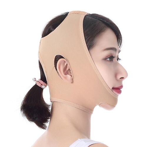 Bandage Compressif V Pour Lifting Du Visage - Réduction Du Double Menton Et Masseur Facial Pour La Récupération Post-Opératoire