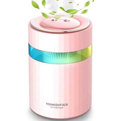 Humidificateur à ultrasons à brume fraîche 900 ml et diffuseur d'huiles essentielles - Portable, modes réglables, veilleuse, idéal pour bébé et la maison