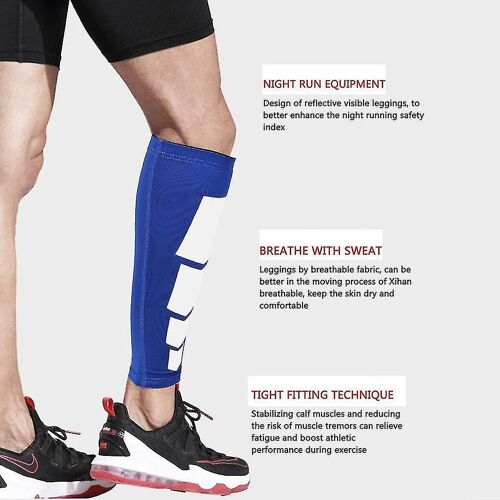 Manchon De Compression Unisexe Pour Mollet, Offrant Soutien, Chaleur Et Protection Musculaires.