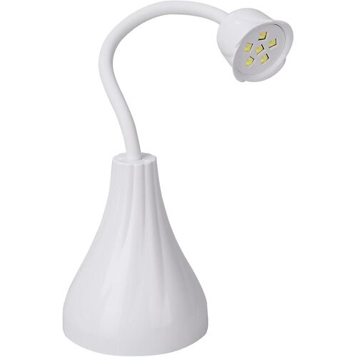 Sèche-Ongles Uv Led Portable 16 W Sans Fil Rechargeable Avec Design En Rosette Pour Le Séchage Des Ongles En Gel En Déplacement