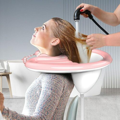 Bac À Shampoing Gonflable Portable En Pvc Pour Usage Domestique Et Au Lit - Plateau Compact Et Confortable