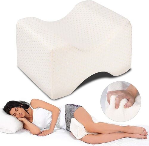 Oreiller Orthopédique Ergonomique Au Dioxyde De Titane Pour Genoux, Pour Un Confort De Sommeil Accru Et Un Soulagement De La Douleur