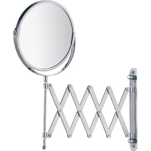 Miroir Cosmétique Mural Polyvalent Avec Bras Télescopique Et Grossissement X3 