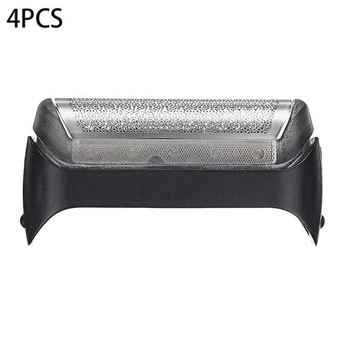 Lot de 4 grilles de rechange pour rasoirs BRAUN 10B et 20B - Têtes de rasage haute qualité pour une performance optimale
