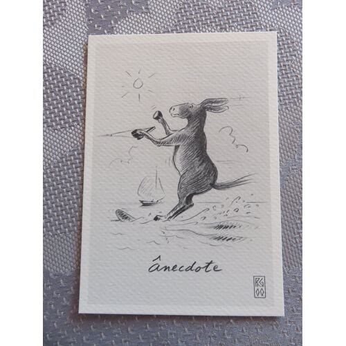 Carte Postale "Ânecdote" Philippe Géraud