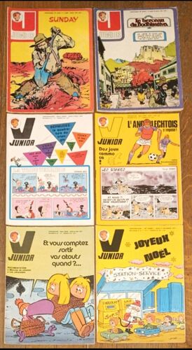 Lot 6 Anciens Magazines - Junior - 1978 - Vintage