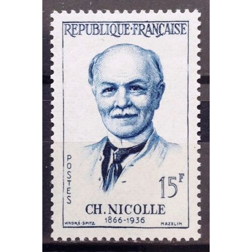 France - Grands Médecins - Charles Nicolle 15f (Impeccable N° 1144) Neuf** Luxe - Année 1958 - N15513