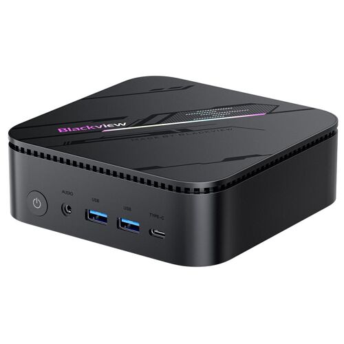 Blackview MP100 Pro Intel Core i9 16 Go DDR4-SDRAM 512 Go SSD Windows 11 Pro Mini PC Noir et Gris