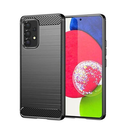 Coque pour Samsung Galaxy A53 5G,Technologie de Sérigraphie Protection TPU Housse Étui Samsung A53 5G - Noir