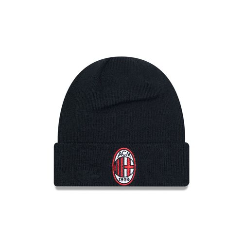 Bonnet Ac Milan Football Noir Taille Unique