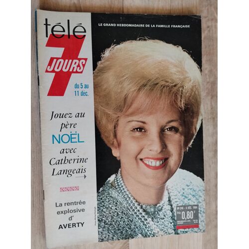Télé 7 Jours 246 Catherine Langeais Jean-Christophe Averty Kim Novak Michel Vitold
