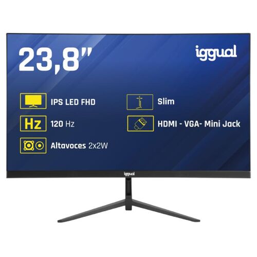 Ecran PC iggual ML24SMM 23.8" 1920 x 1080 Full HD LED Noir
