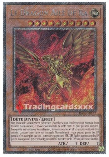 Yu Gi Oh Ra03 Fr137 Le Dragon Ailé De Râ Platinum