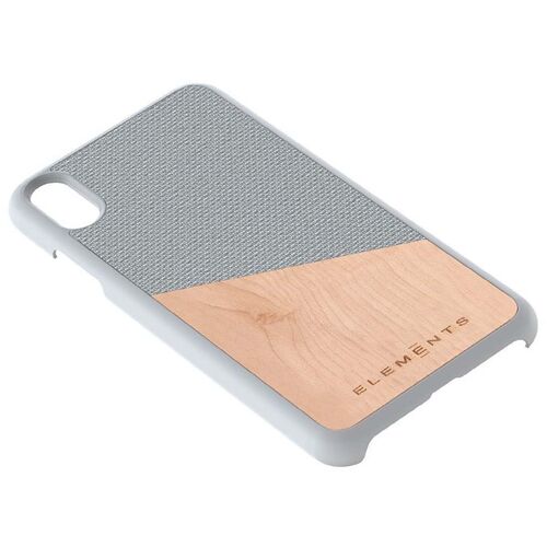 Coque pour iPhone XS Max Antichocs Fine Clipsable Ouverture Caméra Élargie Nordic Elements Gris