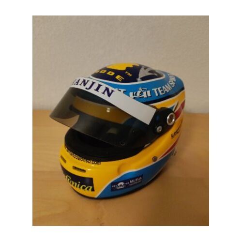 MINI HELMET 1/2 - CASQUE FERNANDO ALONSO - RENAULT 2006 Champion du monde
