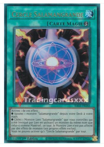 Yu Gi Oh Ra03 Fr066 Cercle Salamangrande Ultimate