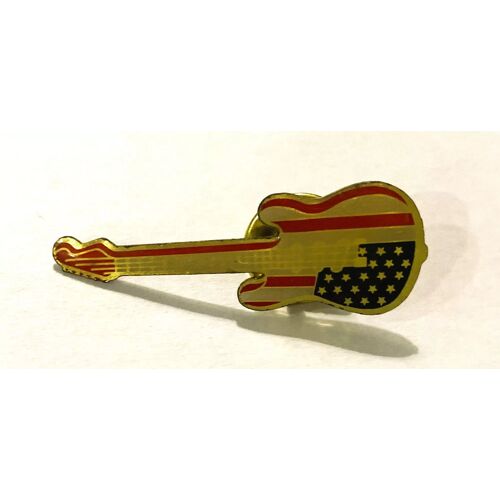 Pins Musique Guitare Drapeau Usa