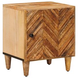 vidaXL Table de chevet Marron 40 x 33,5 x 46 cm Bois de mangue massif