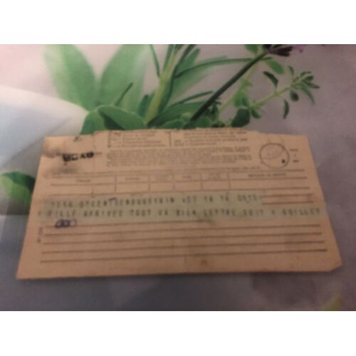 Telegramme Ancien 1949