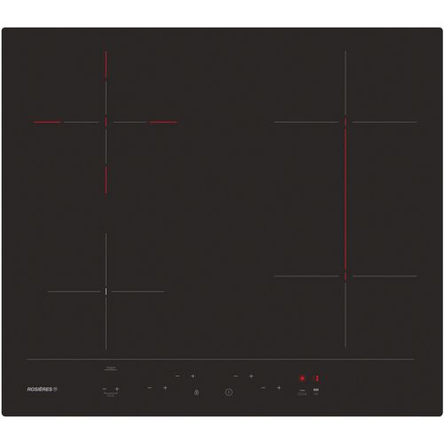 Rosieres RH64DBCP/2 Noir Intégré 59 cm Céramique 4 zones