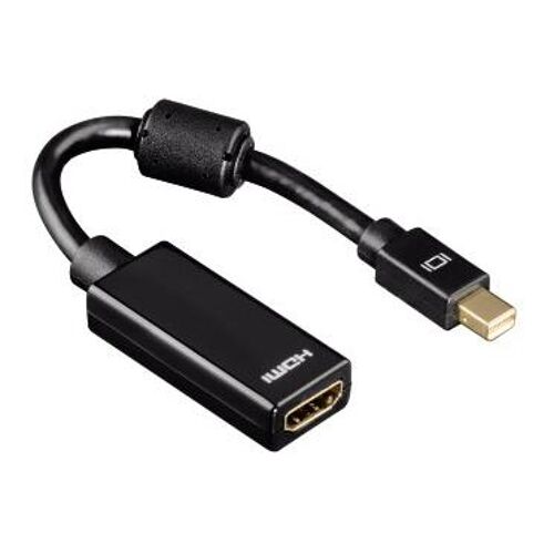 Hama 00054560 câble vidéo et adaptateur Mini DisplayPort HDMI Type A (Standard) Noir