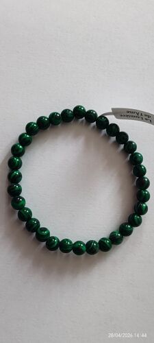 Bracelet Malachite Verte 6mm