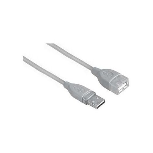 Hama Extension Cable, USB A Plug - USB A Socket, 0,5 m câble USB Gris