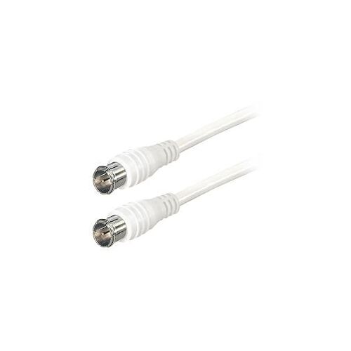 Transmedia FH 1-1 Q câble coaxial 1,5 m Quick-F Blanc