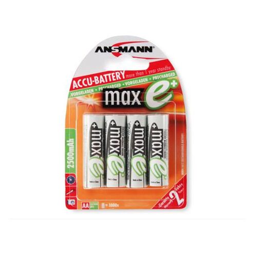Ansmann 2500mAh AA maxE plus Hybrides nickel-métal (NiMH)