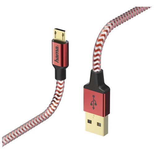 Hama 00178288 câble USB USB 2.0 1,5 m USB A Micro-USB B Rouge
