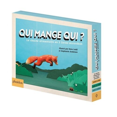 Qui Mange Qui ? - La Chaîne Alimentaire En 3 Livres-Accordéon