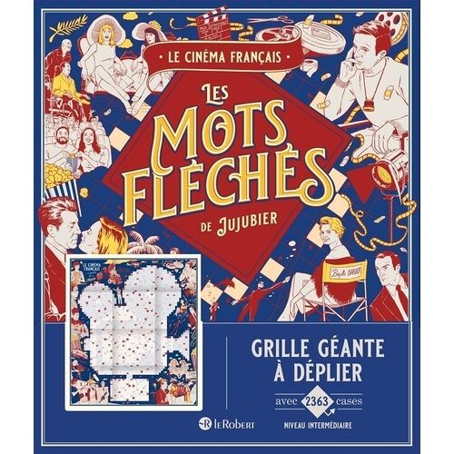Le Cinéma Français - Grille Géante À Déplier Avec 2363 Cases - Niveau Intermédiare