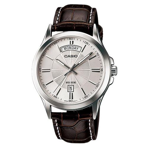 Casio Mtp-1381l-7avdf Montre Bracelet Quartz Acier Inoxydable