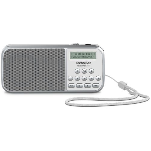 TechniSat TECHNIRADIO RDR Portable Analogique et numérique Gris et Blanc