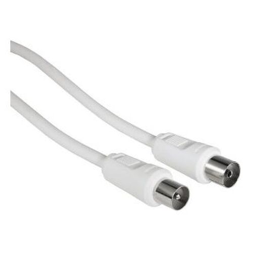 Hama 00011905 câble coaxial 3 m Coaxial M Coaxial FM Blanc