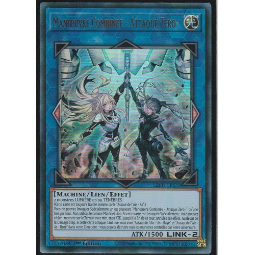 Carte Yu-Gi-Oh - Manoeuvre Combinée - Attaque Zéro ! - L26d-Frs33 - Ultra-Rare