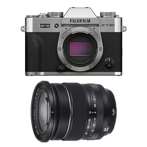 FUJIFILM X-T30 III ARGENT + Objectif 16-80mm f/4 WR Noir Garanti 3 ans