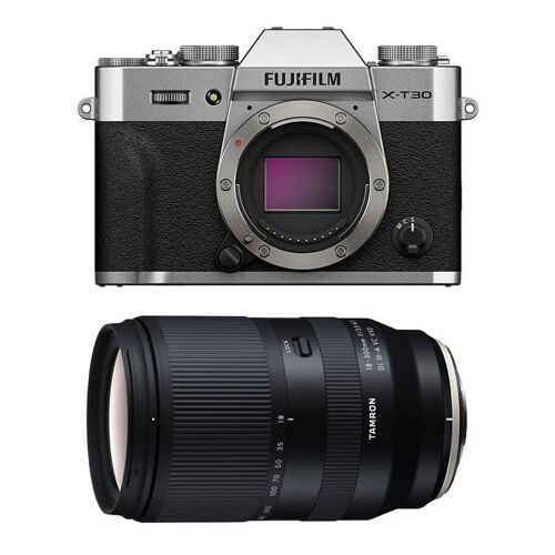 FUJIFILM X-T30 III ARGENT + Objectif TAMRON 18-300 mm F/3.5-6.3 Di III-A VC VXD Garanti 3 ans