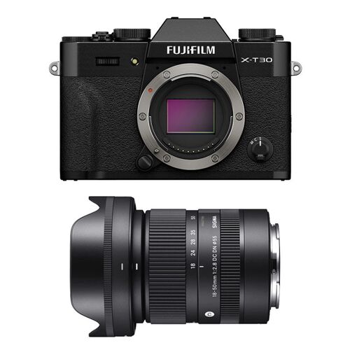 FUJIFILM X-T30 III NOIR + Objectif SIGMA 18-50 f/2.8 DC DN Contemporary Garanti 3 ans