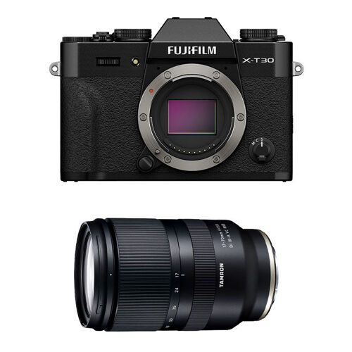 FUJIFILM X-T30 III NOIR + Objectif TAMRON 17-70mm F/2.8 Di III-A VC RXD Garanti 3 ans