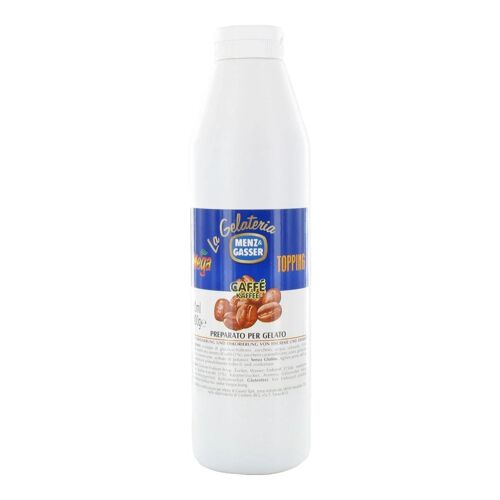 Menz & Gasser Mega Topping Café Sauce Crème Dessert Saveur Intense 1000 Ml Bouteille Pression
