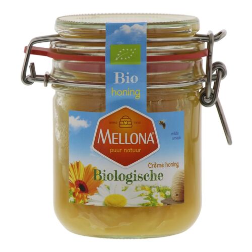 Mellona Eko Miel Crème De Fleur Bio Naturelle Hydratante Nourrissante 450g Soins Visage Corps Peau Sensible Organic Skincare