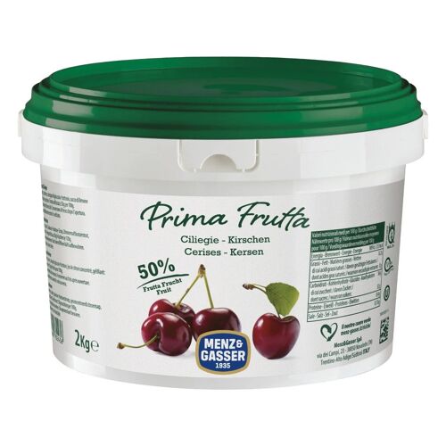 Menz & Gasser Confiture De Cerises Prima Frutta, Saveur Intense, Sans Conservateurs, 2000 G