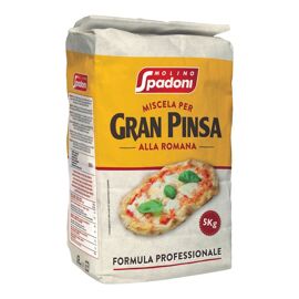 Molino Spadoni Mix Pinsa Romana Farine Italienne Premium 5 Kg Pour Pâte À Pizza Artisanale Traditionnelle