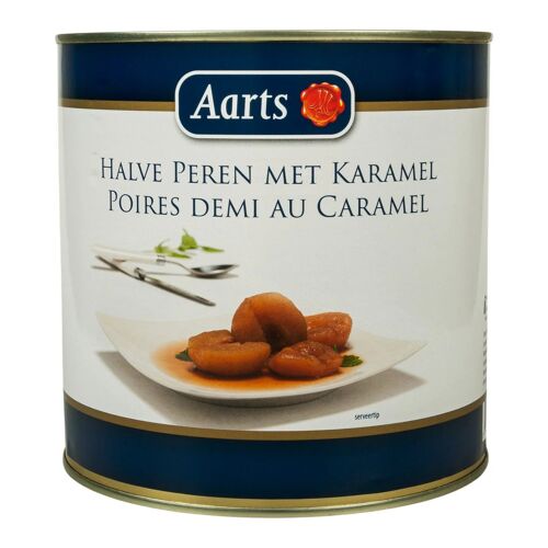 Aarts Halve Poires Au Caramel Délicieuses Et Gourmandes 2650g Pot Xxl Fruits En Conserve Sucrés Parfaits Desserts