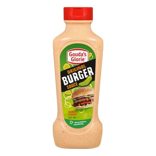 Gouda's Glorie Sauce Burger Crémeuse Et Savoureuse 850 Ml Parfaite Pour Burgers Et Sandwichs