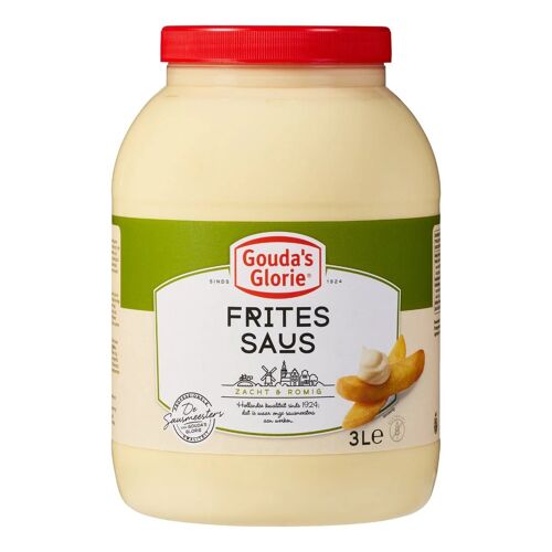 Gouda's Glorie Fritessaus 25% Sauce Pour Frites Crémeuse Et Savoureuse 3 Kg